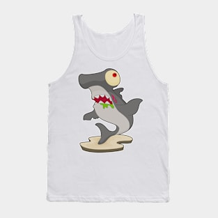 Hammerhead shark Halloween Zombie Tank Top